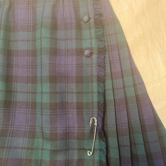 Vintage Black Watch Plaid Kilt - Picture 4 of 5